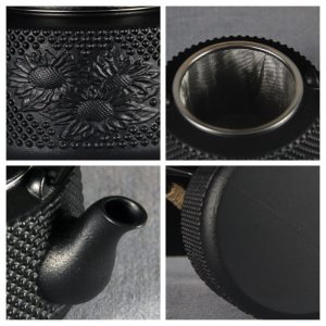 29-Fl-Oz-Black-Vintage-Sunflower-Cast-Iron-Teapot-Set-4.jpg