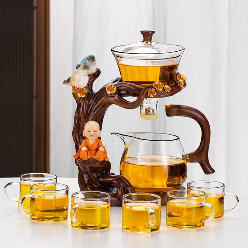 Antique-Zen-Buddha-with-Bird-Theme-High-Borosilicate-Semi-Automatic-Glass-Tea-Set-Lazy-2.jpg