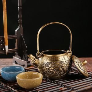 Traditional-Luxurious-Dragon-and-Phoenix-Theme-Weave-Antique-Brass-Tea-Kettle-with-Lifting-Beam-5.jpg